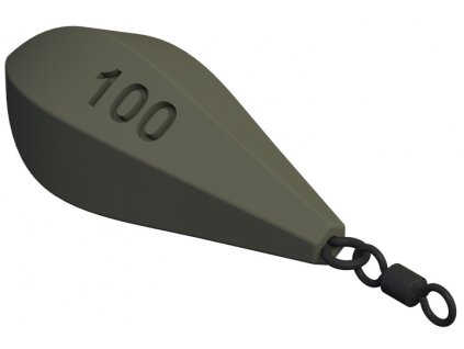 Zátěž Torpedo s očkem a obratlíkem (Velikost 140g)