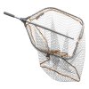 1712 sg pro folding rubber large mesh landing net l 65x50cm