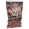 Starbaits Grab&G Global Boilies 1kg (Hmotnost 1kg, Příchuť Halibut)