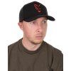fox ksiltovka collection baseball cap black orange[1]