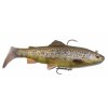 Savage Gear 4D Trout Rattle Shad Dark Brown (Velikost 17cm/80g)