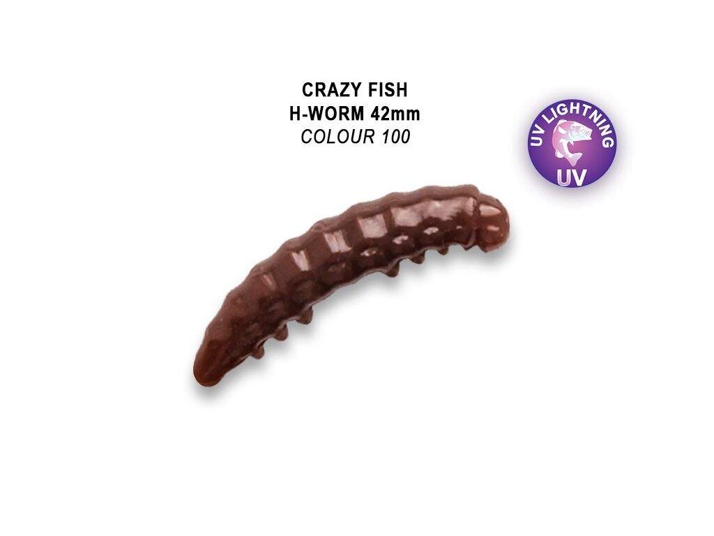 MF H- worm 42mm color 100 kreveta, floating