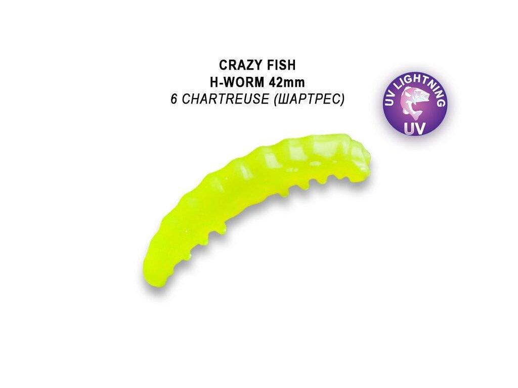MF H- worm 42mm color 6 kreveta, floating