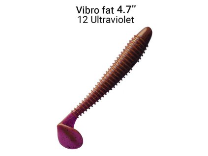 Vibro Fat 6,8" 17 cm barva 12 ultraviolet