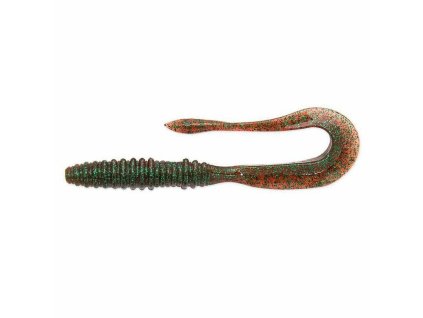 Keitech: Gumová nástraha Mad Wag Mini 3,5" 8,9cm 1,8g Plum Green FLK 10ks