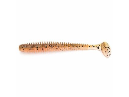 Keitech: Gumová nástraha Swing Impact 3" 7,6cm 2g Green Pumpkin Fire 10ks