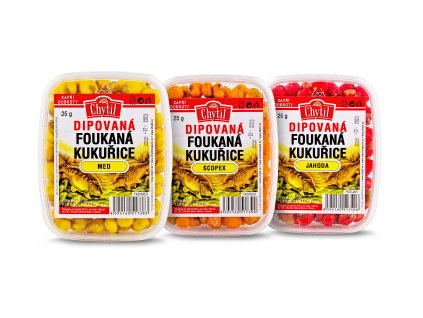 Dipovaná foukaná kukuřice 25g