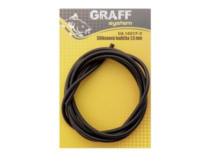 Graff Silikonová hadička 1,5mm Černá