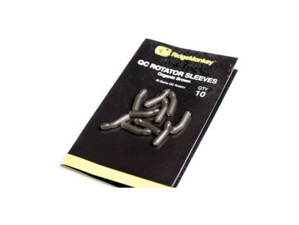 RidgeMonkey: Převlek RM-Tec Quick Change Rotator Sleeves Organic Brown 10ks
