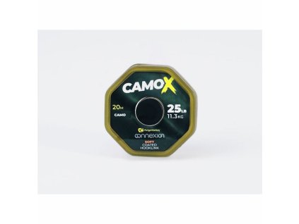 RidgeMonkey: Šňůrka Connexion CamoX Soft Coated Hooklink 25lb 20m