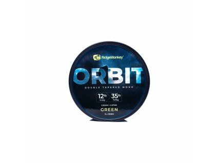 RidgeMonkey: Vlasec RM-Tec Orbit Double Tapered Mono 0,30-0,57mm 12-35lb 3x300m Green