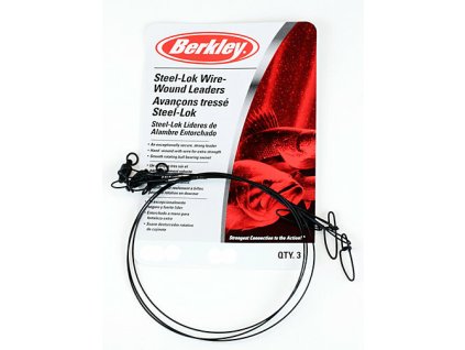 Berkley Wire Wound Steelon Leaders 6in 30lb 3ks
