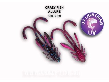 Allure 4cm barva 33D balení 8 kusů