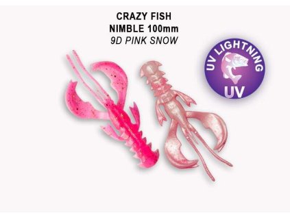 Nimble 10cm 9D pink snow balení 5 kusů