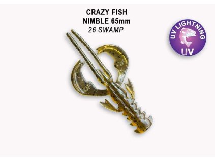 Nimble 6,5 cm barva 26 swamp balení 7 kusů