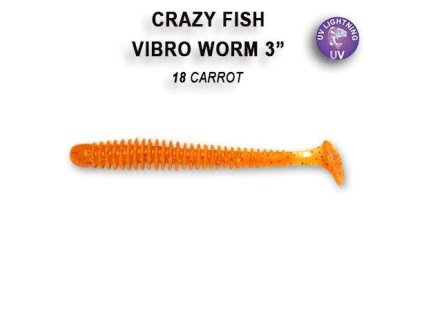 Vibro Worm 7,5cm barva 18