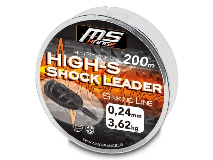 MS Range šokový návazec High-S Shock Leader 0,30 mm 200 m