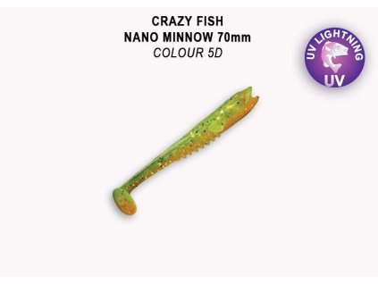 Nano Minnow 7 cm barva 5D floating