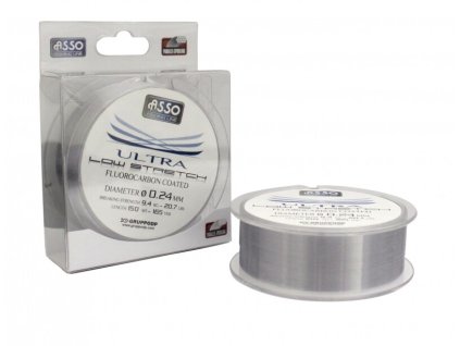 Vlasec Asso Ultra Low Stretch 150m - Průměr 0,14 mm
