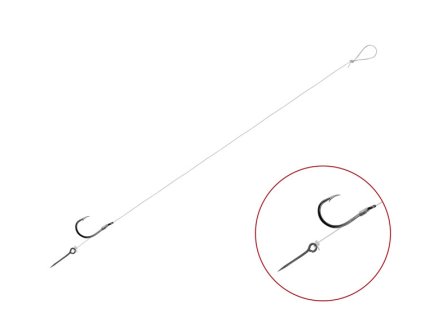 Feederový návazec Delphin FLR Sting / 6ks - 8cm #8