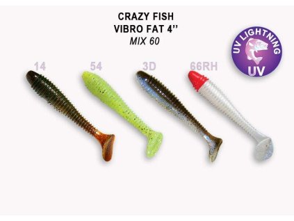 Vibro Fat 10cm Mix 60 balení 4 kusy