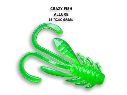 Allure 4 cm 81 toxic green balení 8 kusů