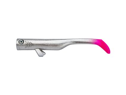 LMAB Drunk Bait 20cm Chrome Pinktail