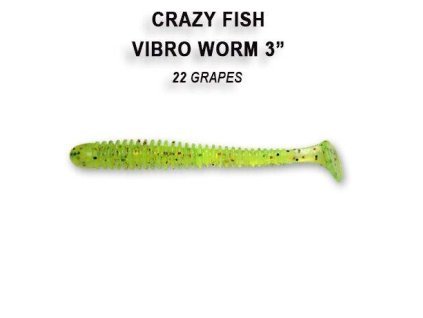 Vibro Worm 7,5cm barva 22