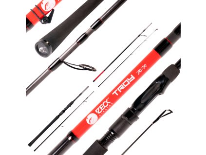 ZECK - cestovní přívlačový prut – Troy 240cm |50g