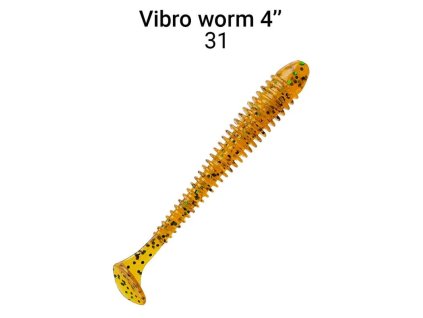 Vibro Worm 10cm 31 light beer 5ks