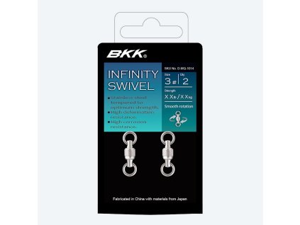 BKK Obratlík Infinity Swivel Velikost  3kg 2ks