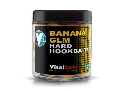 Vitalbaits Boilies Hard Hook Bait Banana GLM 100g 18mm