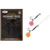 NGT Montáž Ronnie Rig & Teflon Hooks 3 pcs - Velikost Háčku 8