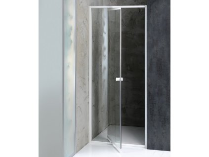 Aqualine AMICO sprchové dveře výklopné 820-1000x1850 mm, čiré sklo G80