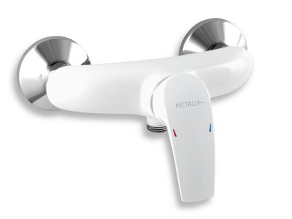 Novaservis Sprchová baterie bez příslušenství 150 mm Metalia 57 bílá 57060/1,1  + SLEVA 5% při použití kódu SL5 v košíku