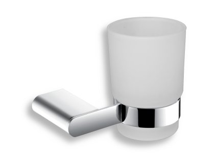 Novaservis Držák kartáčků a pasty sklo Titania Naty chrom 66606,0  + SLEVA 5% při použití kódu SL5 v košíku