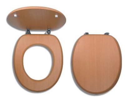 Novaservis Sedátko dýhované dřevo WC/BUK