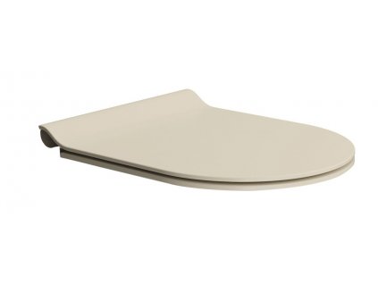 GSI WC sedátko SLIM soft close, duroplast, creta mat/chrom MS86CSN08