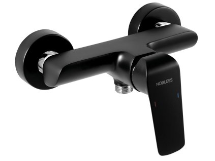 Novaservis Sprchová baterie bez příslušenství 150 mm Nobless Tina černá 38061/1,5  + SLEVA 5% při použití kódu SL5 v košíku