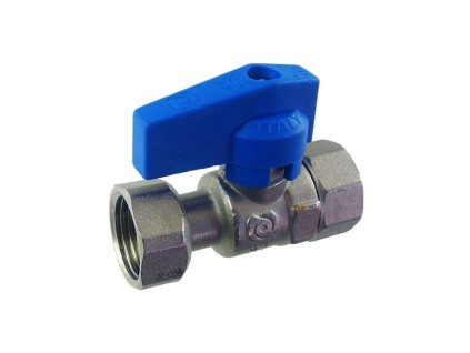 Regulus Kulový kohout niklovaný s převlečnou maticí 3/4" Fu/F 17411