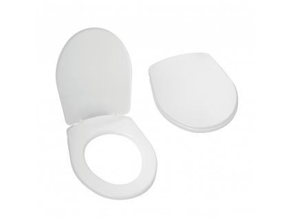 Slovarm - WC sedátko, bílé, PP, antibakteriální se stříbrem P-3556 - 620836