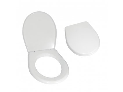 Slovarm - WC sedátko, bílé, ABS, antibakteriální se stříbrem P-3558 - 621596