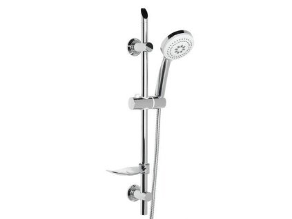 SUNRA sprchová souprava s mýdlenkou, posuvný držák, chrom 11444