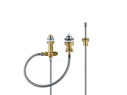 Hansgrohe Montážní tělesa Základní těleso pro 3-otvorovou instalaci na okraj vany 13439180