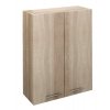 Aqualine ZOJA/KERAMIA FRESH skříňka horní 50x76x23cm, dub platin 51304