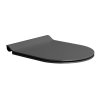 GSI WC sedátko, SLIM Soft Close, černá mat/chrom MS86CSN26