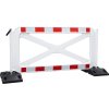 Mobilní bariéra s trubkami bez polepu