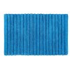 Aqualine BOMBAY koupelnová předložka, 50x80 cm, 100% bavlna, protiskluz, modrá BO508011