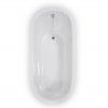 ROTH STONE ROUND - Vaňa z liateho mramoru 166x75 cm - 9940000