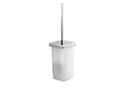 Gedy GLAMOUR WC kefa závesna, mliečne sklo, chróm 573303